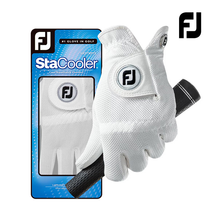 풋조이 스테이쿨러 여성 양손 골프장갑