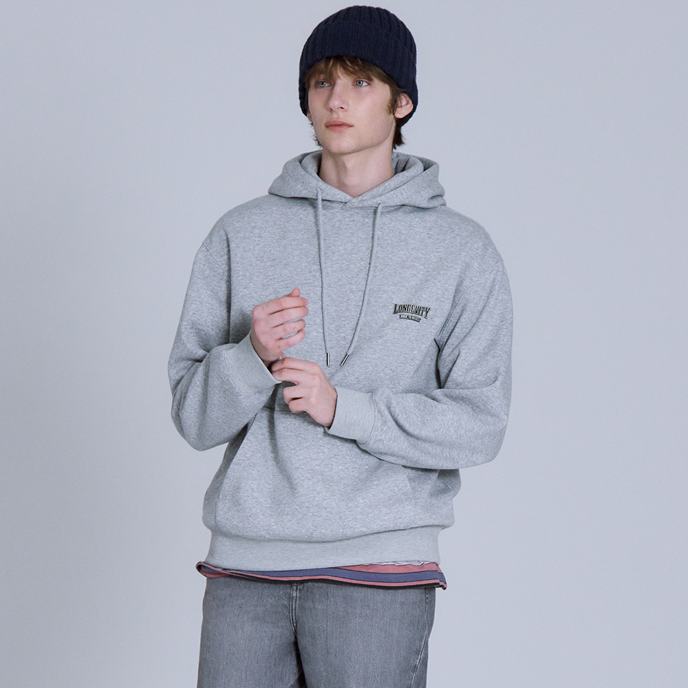 베이직하우스 공용 플리스프렌치테리 후드 티셔츠