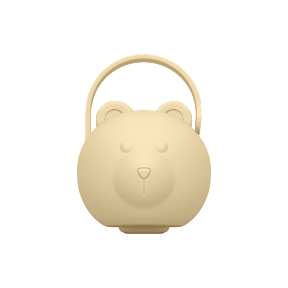 티지엠 곰돌이 쪽쪽이 보관케이스 베이지