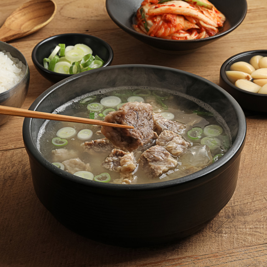 극소수 순살 소 갈비탕 1팩 뼈없는 보양식 맑은 사골 밀키트 간편조리 국밥 우사골 사진 4