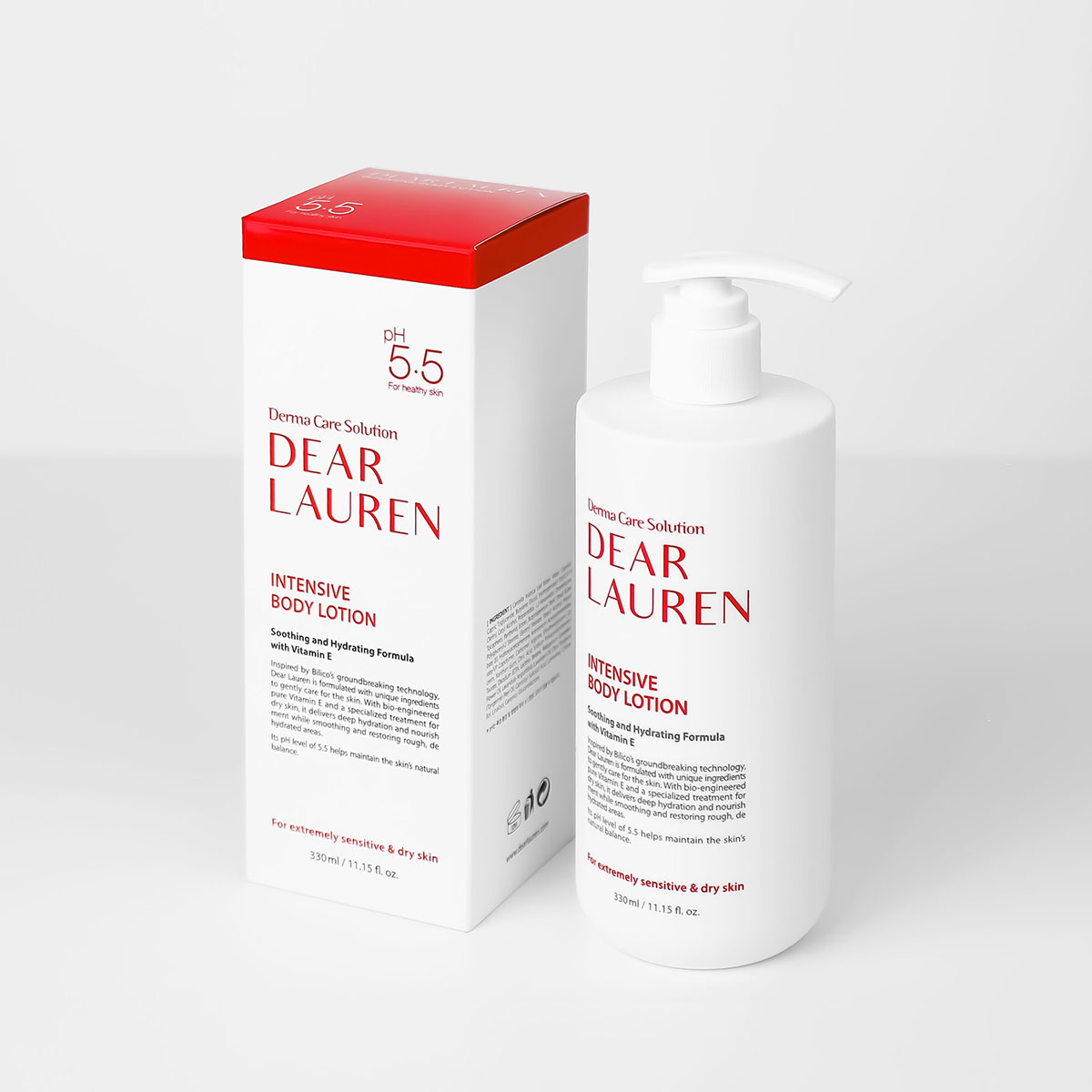 디어로렌 인텐시브 바디로션 약산성 저자극 건조 보습 온가족 시어버터 330ml, 1개 - 상품 이미지