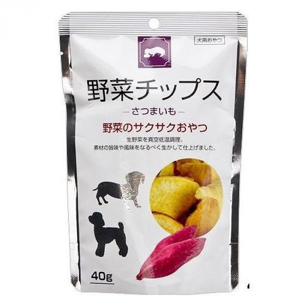 일본 고구마 후지사와상사 반려동물용 야채칩스 40g 고양이사료 - 상품 이미지