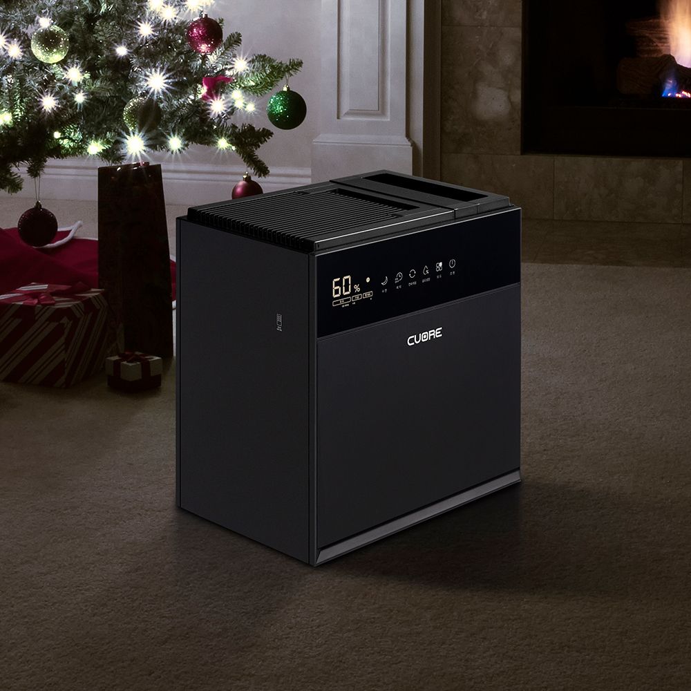 쿠오레 자연 기화식 대용량 가습기 세라믹 자연증발 공기청정 가정용 CHD-E15B/W