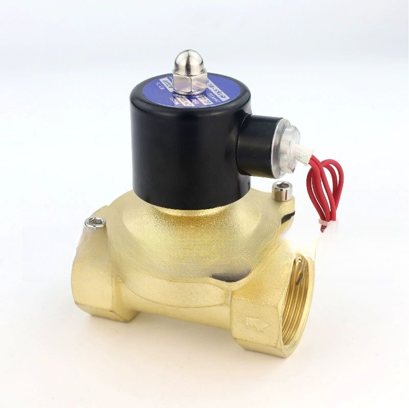 전자변 온수용 쏠밸브 솔로레이드밸브 솔밸브 DN15 1 2인치 AC220V - 상품 이미지