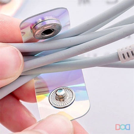 사무실 집 가게 케이블고정 똑딱이 밴드 케이블홀더 귀여운선정리 전기선고정