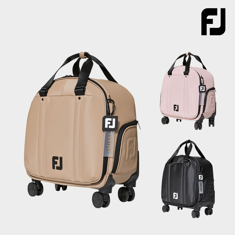 아쿠쉬네트코리아 25년 신상품 풋조이 오로라 여성 바퀴 휠 보스턴백