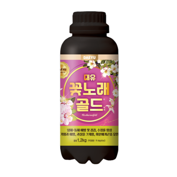 [결실착과제] 꽃노래골드 해조추출물 곤충유인 식물영양제 1L, 1개입 - 상품 이미지