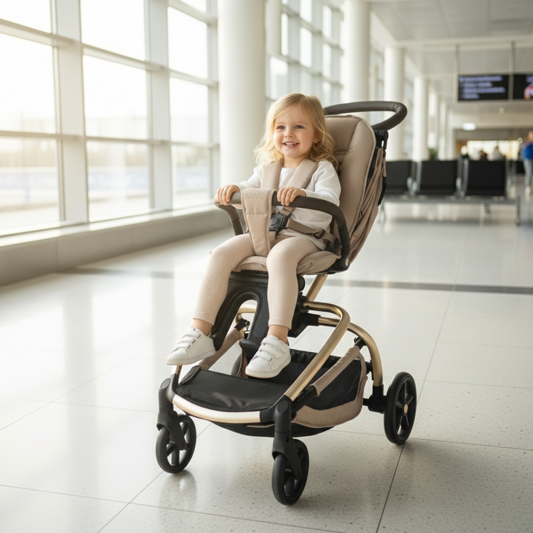 [누비앤타보] TAVO 트래블러 에스3 큰아이까지 등하원 트라이크 유모카 기내반입