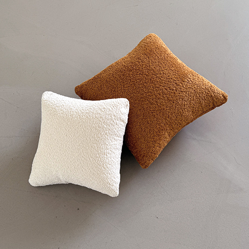 드로아 마이크로화이버 쿠션 (페브릭, 소가죽, 에코레더)