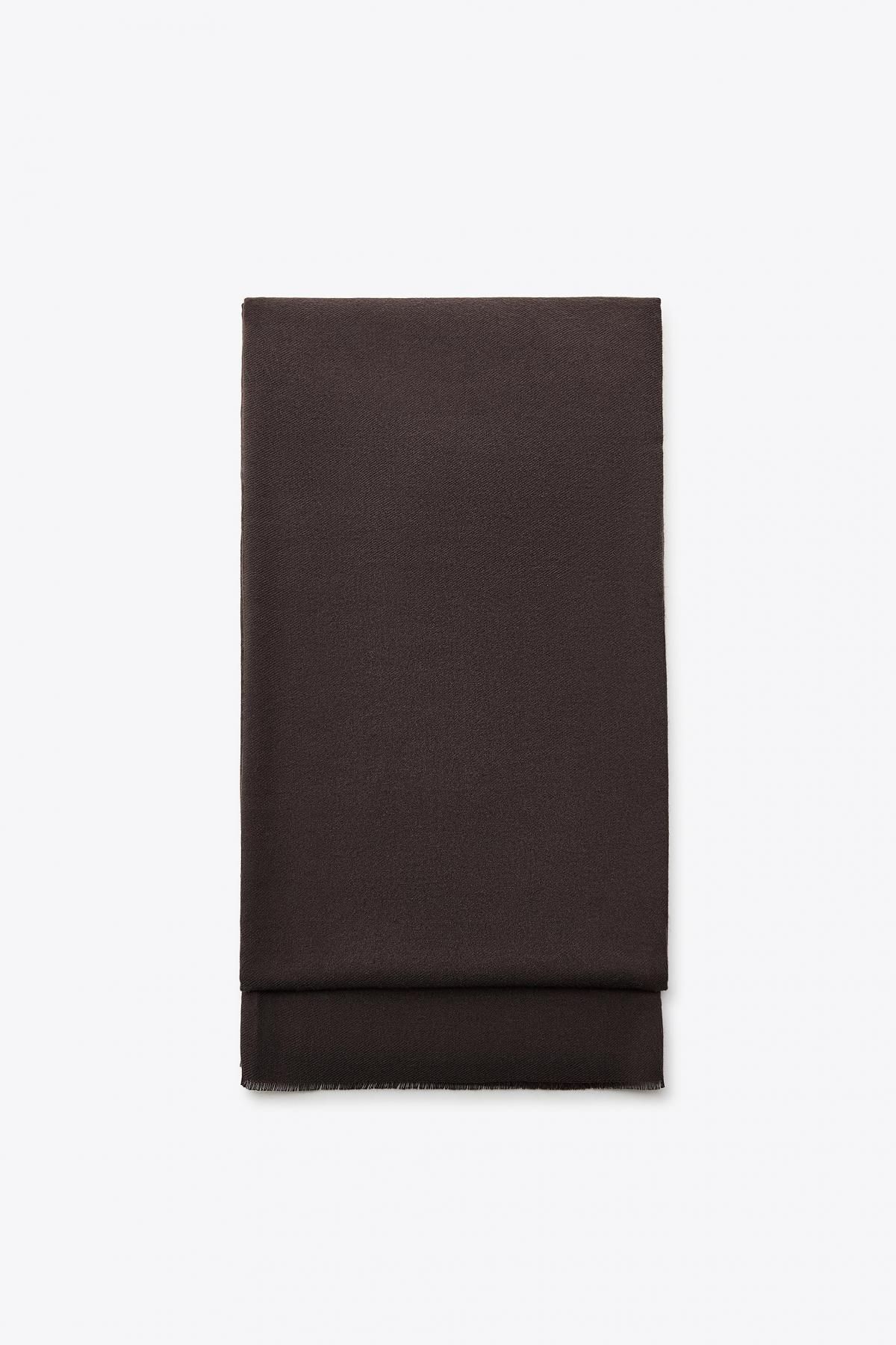 자라 소프트 베이직 비스코스 스카프 3920/281 BROWN - 메인 이미지