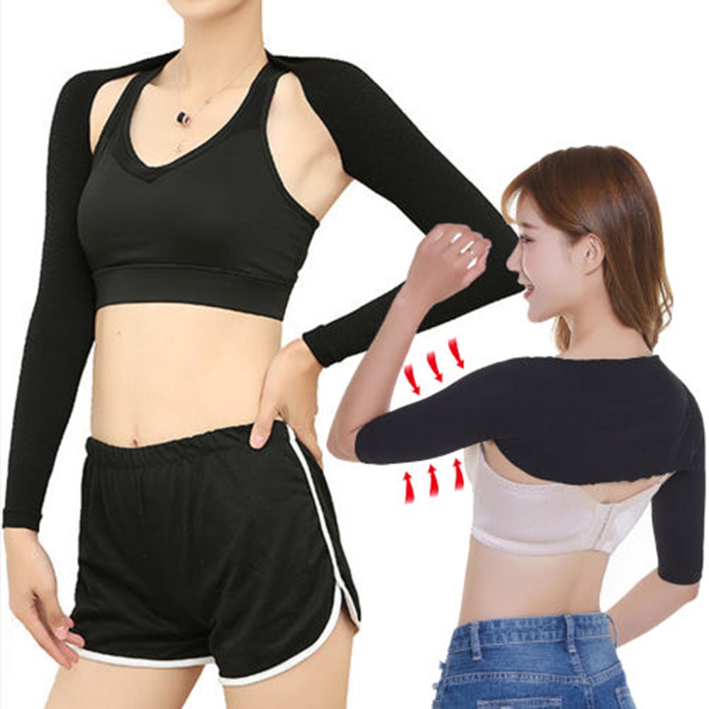 팔뚝살 압박복 팔 팔뚝 압박밴드 어깨 보정 패드 속옷 패치 토시 - 상품 이미지