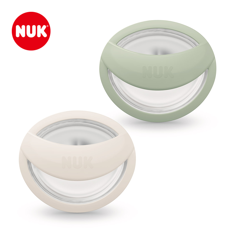 누크 마미필 쪽쪽이 2개입 보관케이스 포함 S1 (0-9개월), 민트+오프화이트