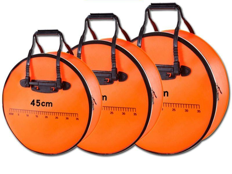 갈치 기둥줄 보관함 물고기 심해 동태 에기 원형 블랙 40cm 높이12cm직경40cm - 상품 이미지