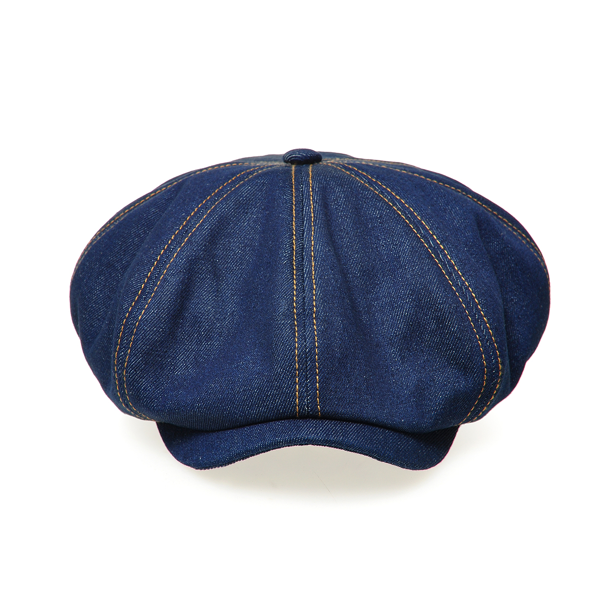 데님 스티치 남성 여성 뉴스보이캡 헌팅캡 가을 커플 베레모 빵모자 M L XL 2XL - 상세 이미지 4