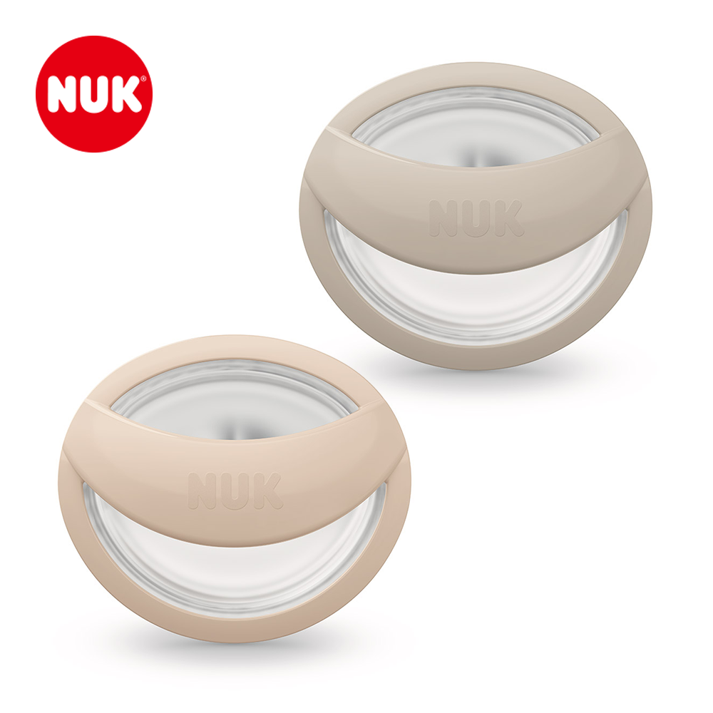 누크 마미필 쪽쪽이 2개입 보관케이스 포함 S1 (0-9개월), 그레이지+샌드스톤