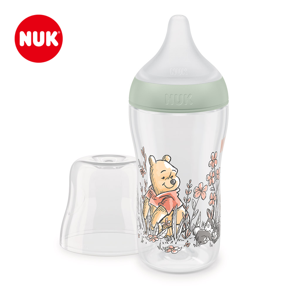누크 퍼펙트매치 PP 젖병 260ml, 푸_M젖꼭지포함, 1개 - 메인 이미지