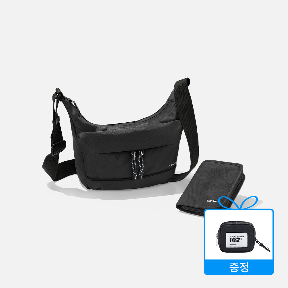 브랜든 세이프 세트 바디백 S+월렛백 도난방지 가방