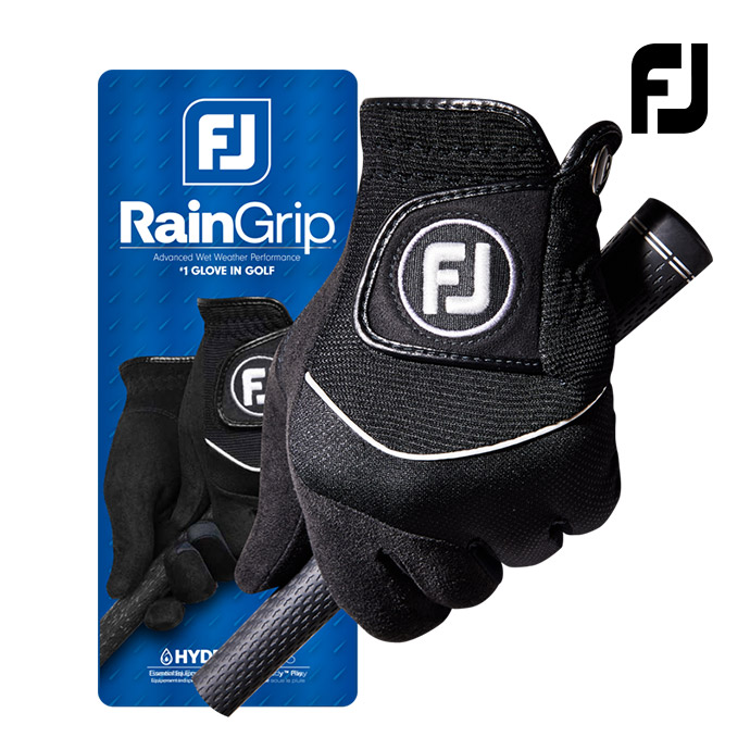풋조이 2025 NEW 레인그립 남성 합피 양손 골프장갑