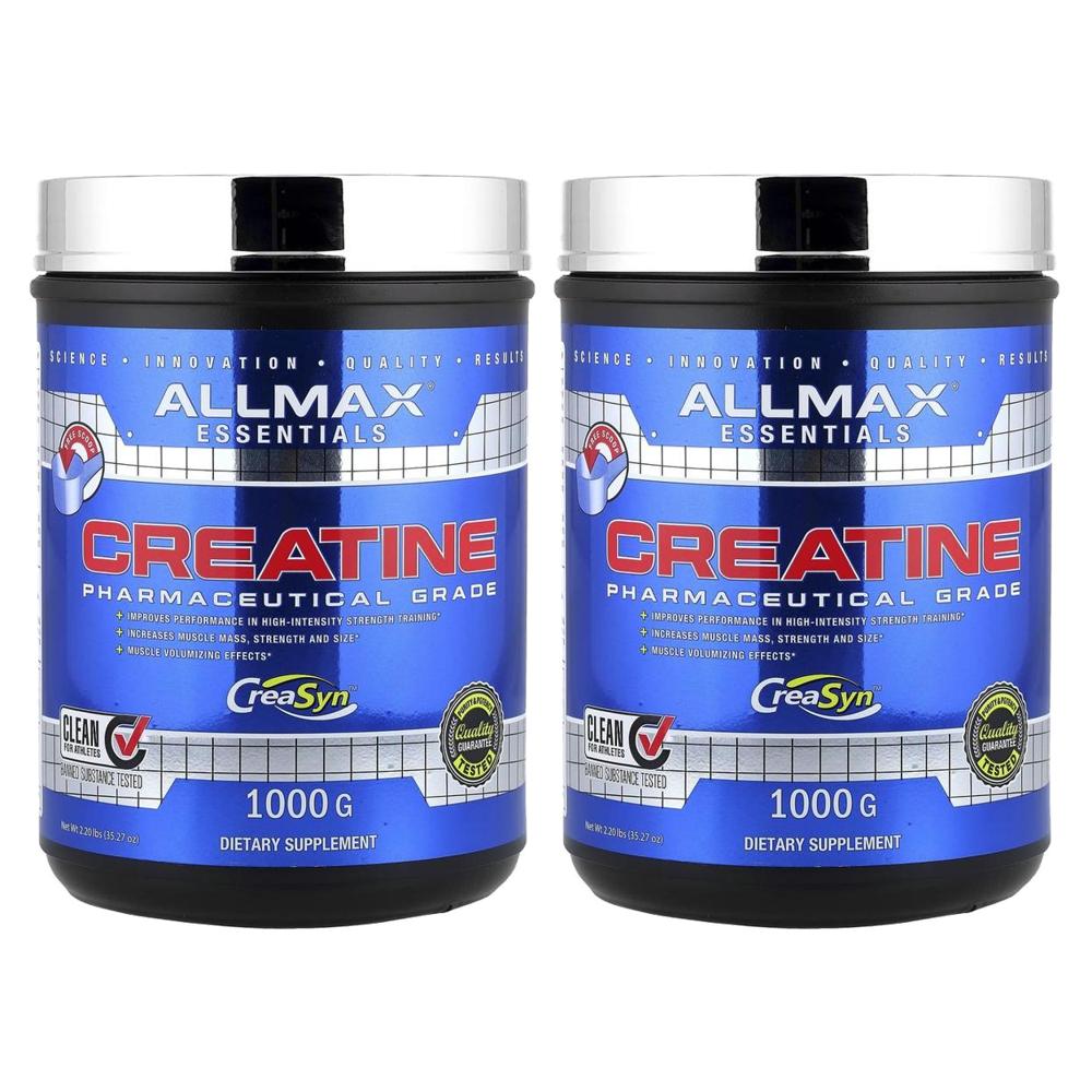 올맥스 크레아틴 모노하이드레이트 무향 파우더 Creatine 1000g (2개) - 상품 이미지