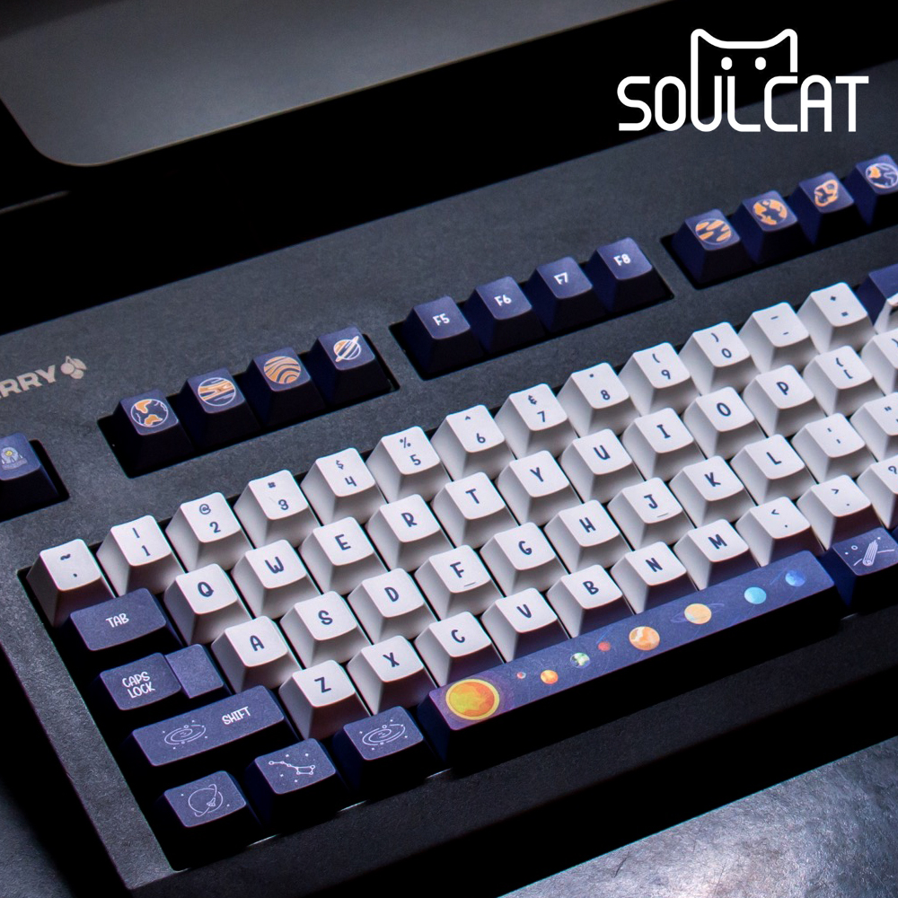 Soulcat PBT 염료승화 기계식키보드 체리 키캡 UNIVERSE - 상품 이미지