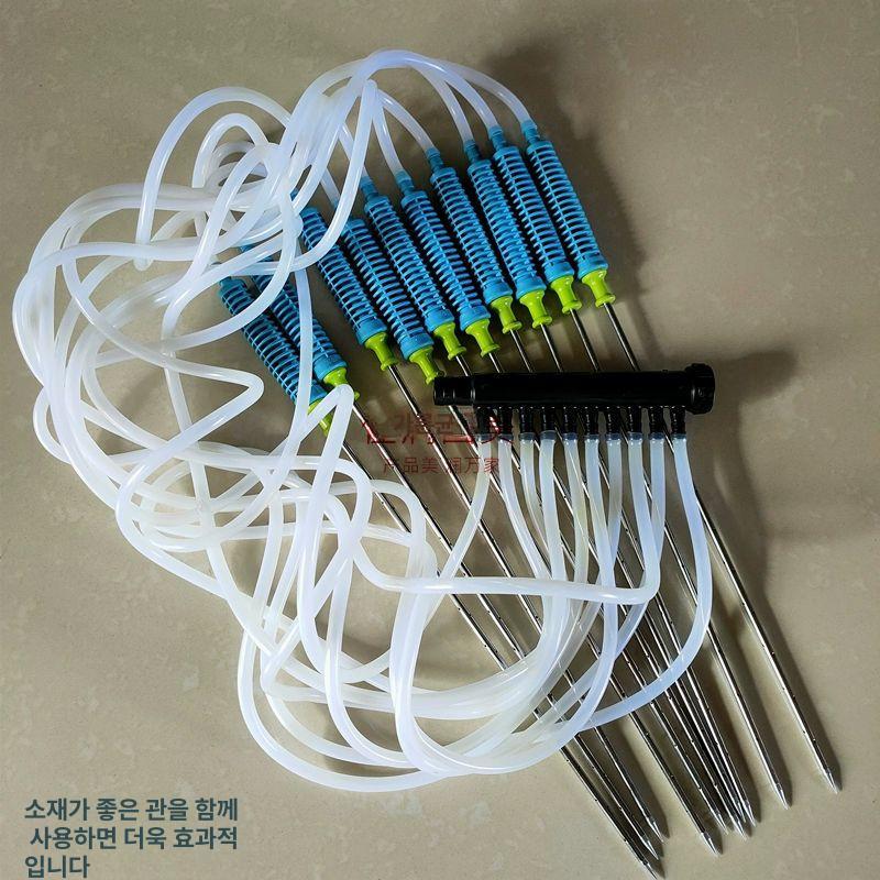 버섯 침봉기 바늘 키우기 주수기 표고 무농약 주입 표고 T형 30cm 10개 소프트 튜브 - 상세 이미지 4
