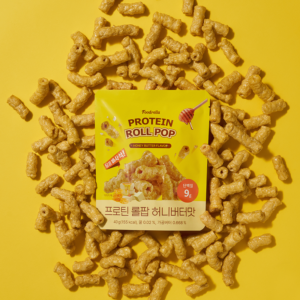 푸드렐라 프로틴롤팝 3종 40g 6팩 단백질 과자 건강간식