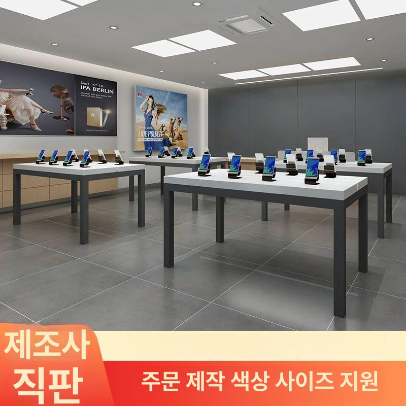 휴대폰 진열대 원형 진열장 핸드폰 쇼케이스 직경 거치대 체험 매장 가게 다용도 스마트폰 150x60x90 - 상세 이미지 3