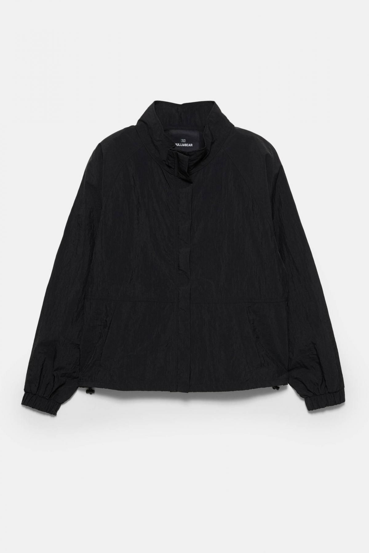 풀앤베어 라이트웨이트 테크니컬 집업 윈드브레이커 재킷 7700/310 BLACK - 메인 이미지