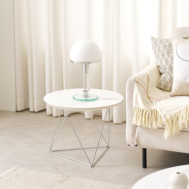 사이드 원형 티테이블 세라믹 탁자 쇼파 거실창가테이블