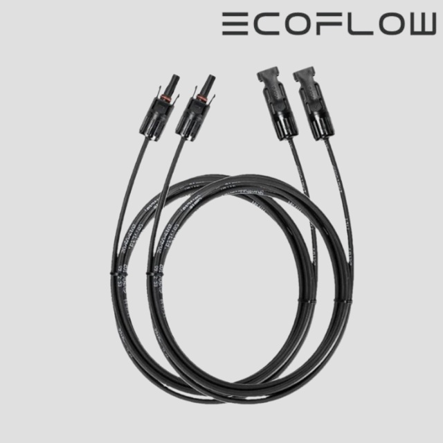 에코플로우 파워뱅크 충전용 태양광패널 연장케이블 3m