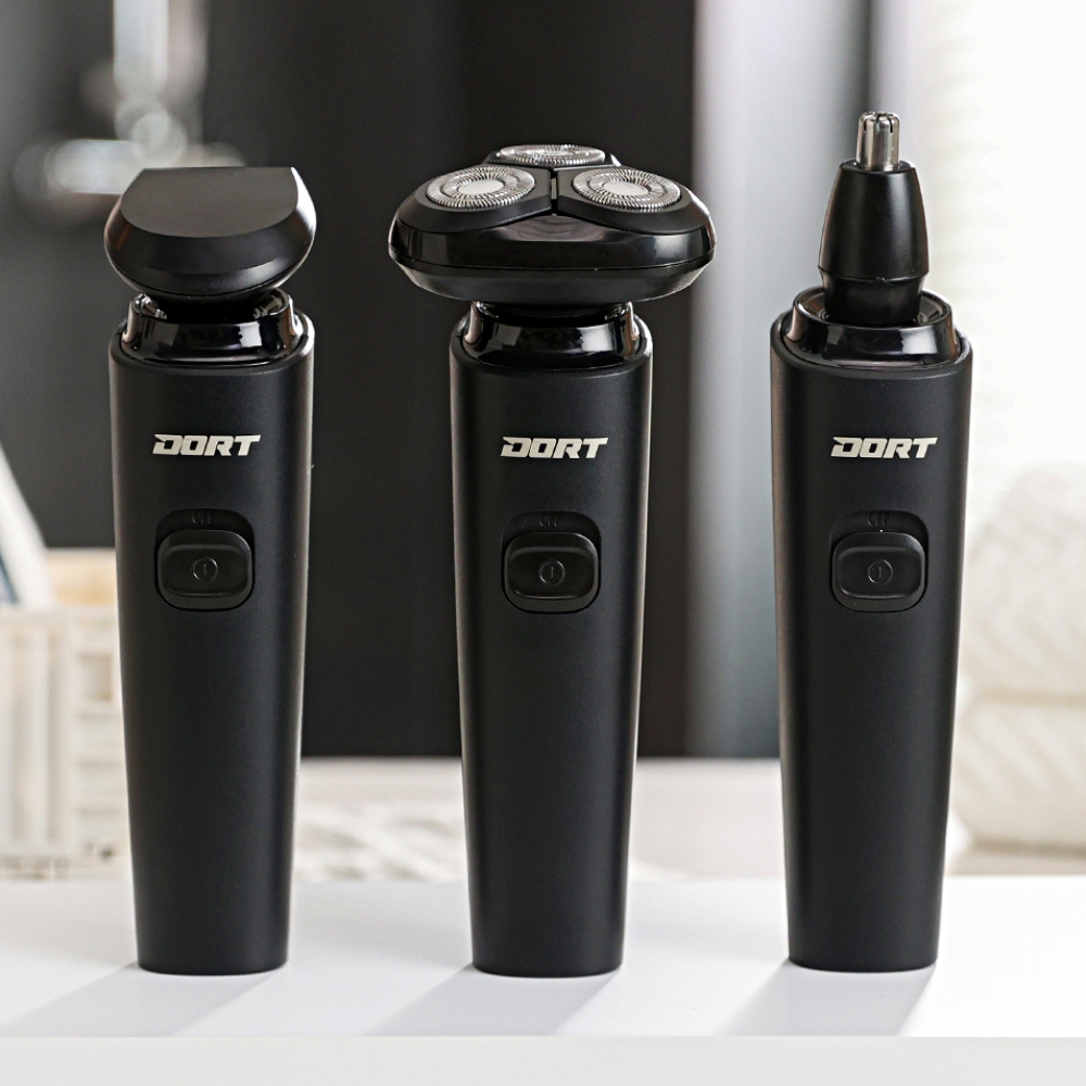 독일 도르트 3헤드 면도기 360도 쿠션형 휴대용 초강력 멀티 헤드 전기면도기