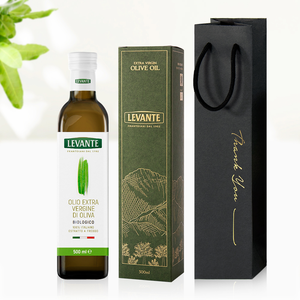 [선물세트]르반테 유기농 엑스트라버진 올리브오일 500ml 단박스 선물세트 +감사쇼핑백 - 상품 이미지