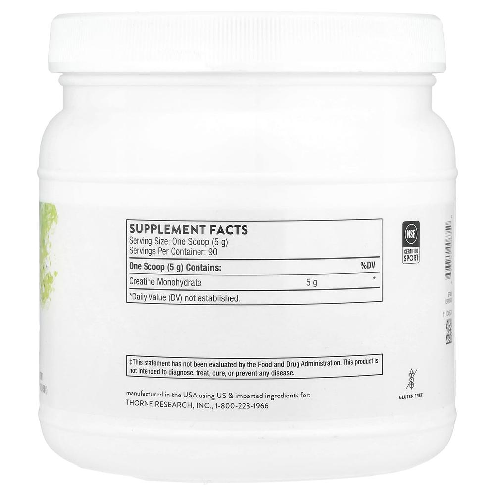 쏜 크레아틴 모노하이드레이트 무향 파우더 Creatine 450g - 상세 이미지 2