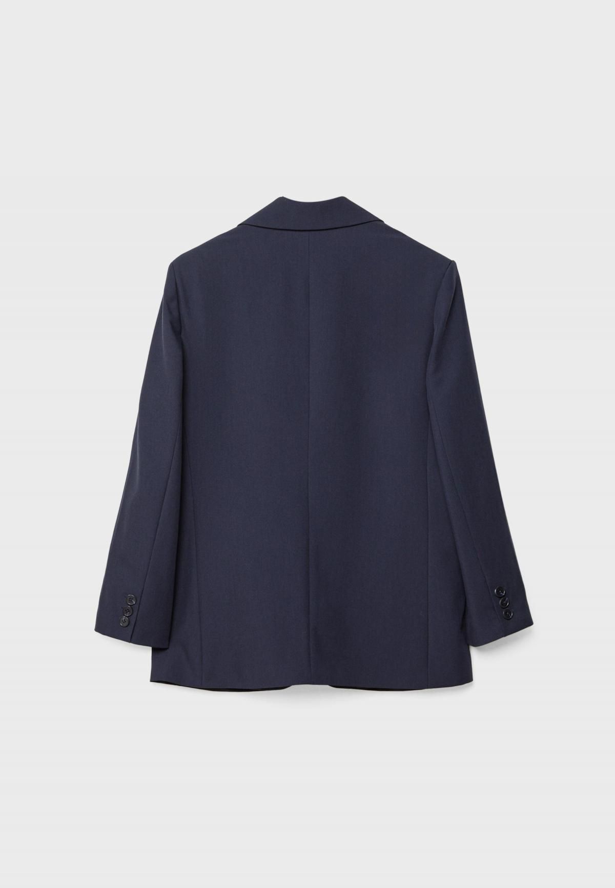 스트라디바리우스 네이비 오버핏 테일러드 블레이저 5910/571 DARK BLUE - 상세 이미지 2