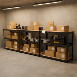 작업대 9T합판 포장 조립식 철제 무볼트 다용도 선반 다이 3003007... 실사용 후기 | 효과 있을까? - 상품 이미지 4