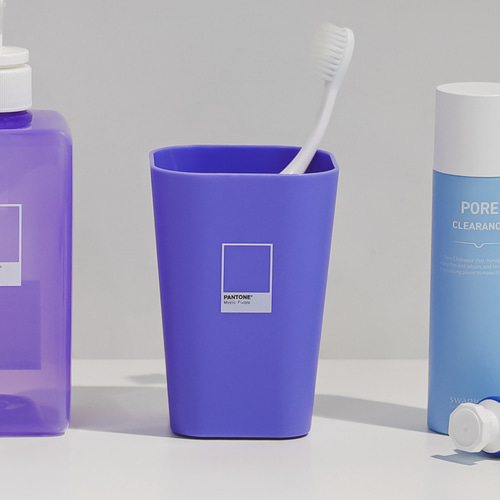 팬톤 사각 양치컵 450ml 핑크 - 상세 이미지 3