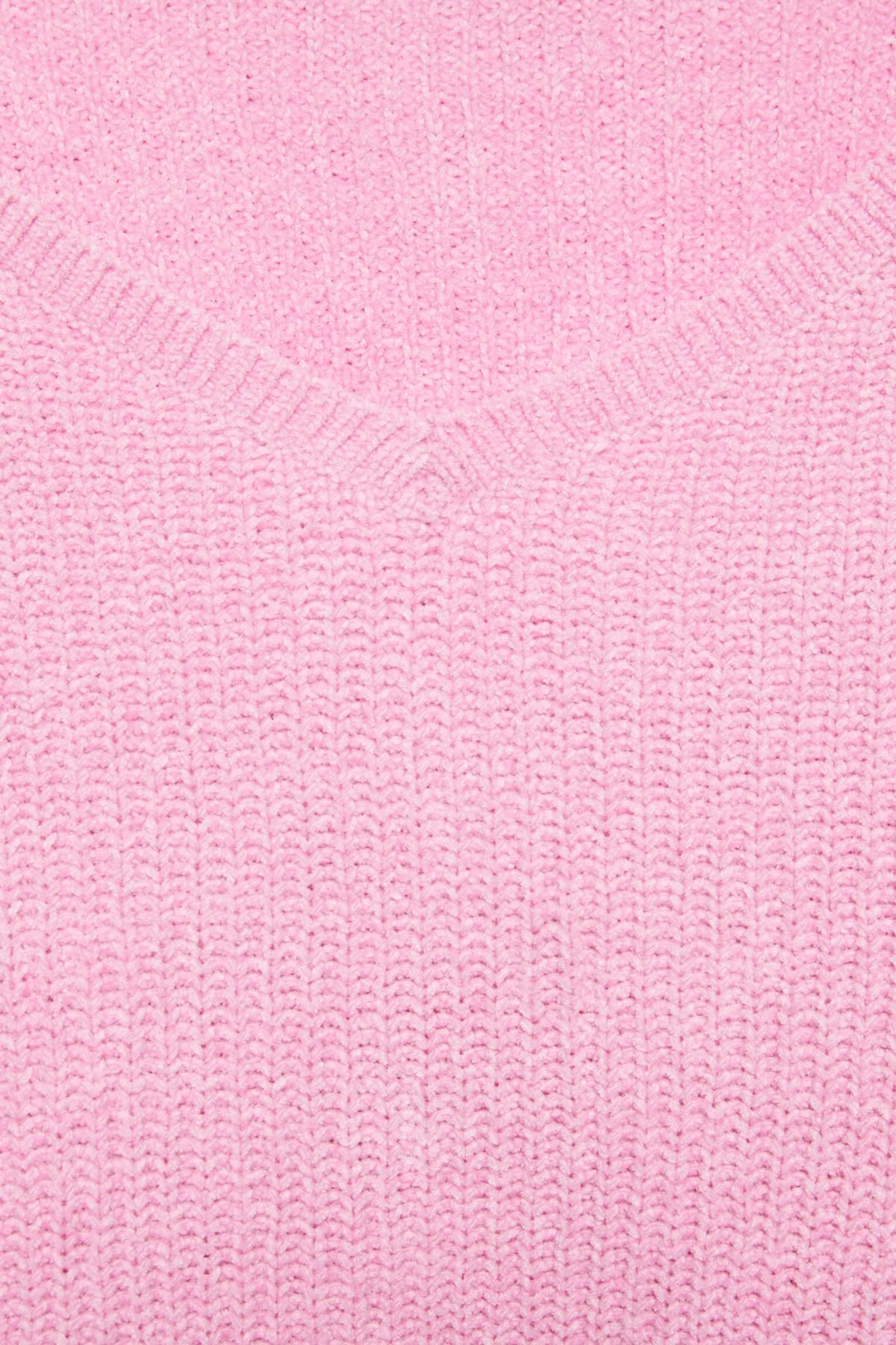 풀앤베어 소프트 셔닐 브이넥 핑크 스웨터 7550/302 PINK 이미지 7