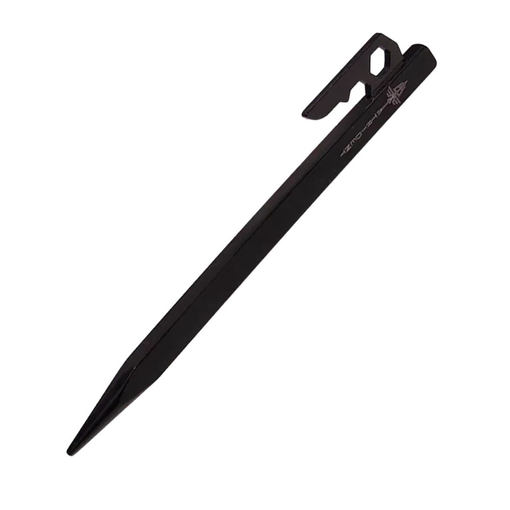 미라벨가든 단조팩 캠핑 타프 텐트팩 초고강도 디자인팩 블랙 20cm 이미지 4