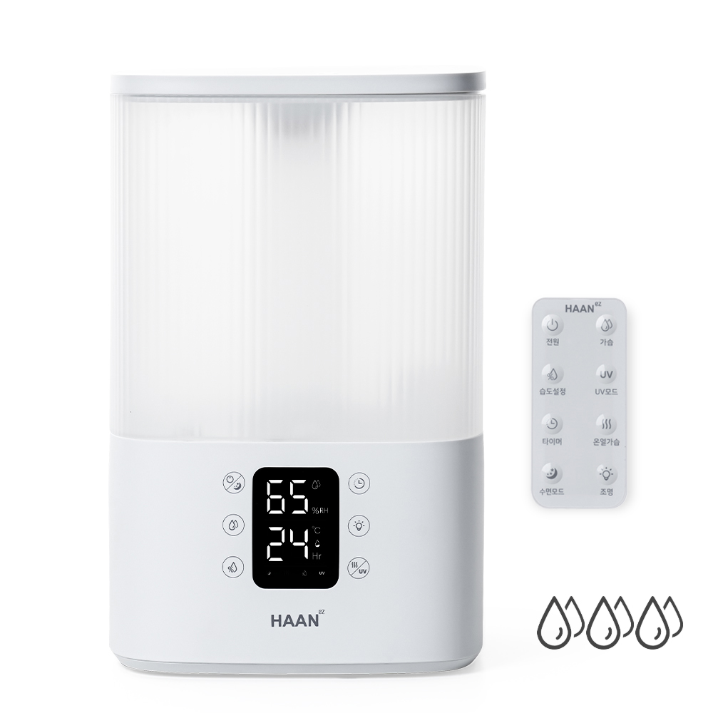 한경희 복합식 가습기 4L 자동습도조절 UV살균 저소음 가정용 원룸 사무실용
