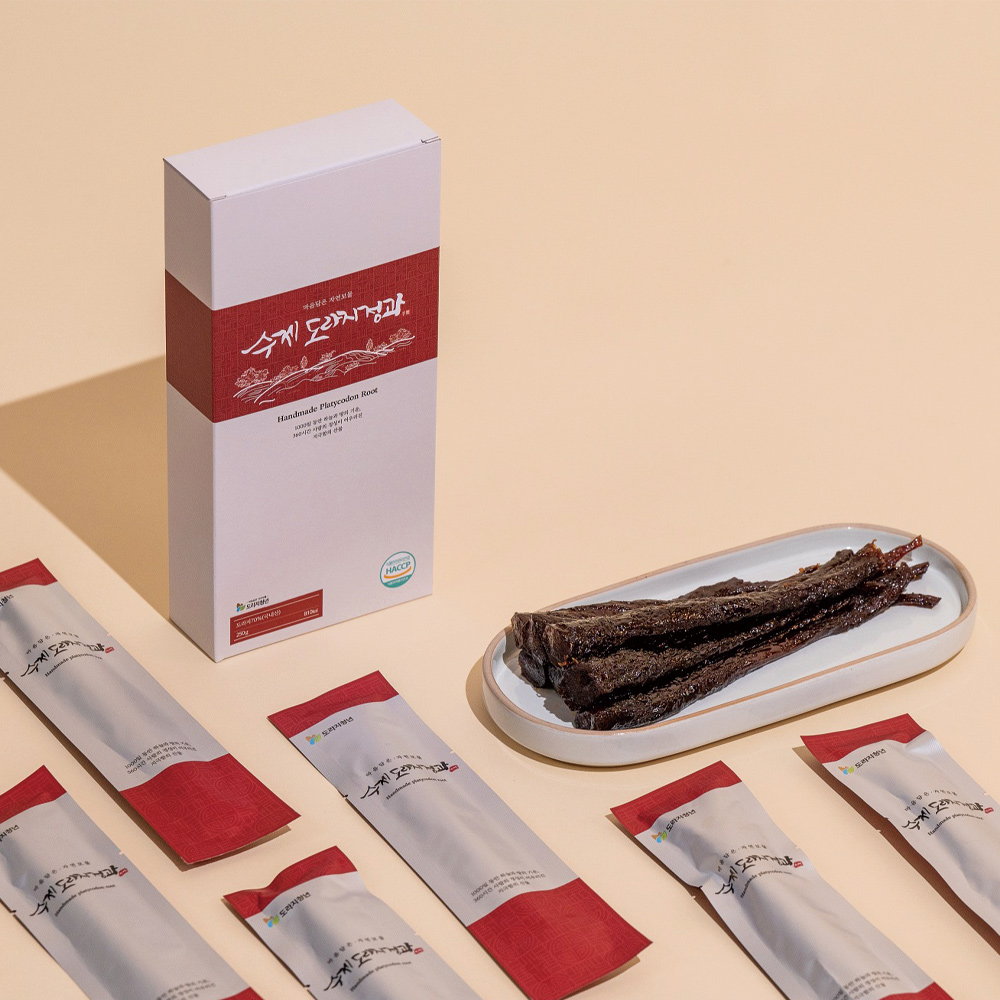 서민갑부 국산 수제 도라지정과 250g 한과 추석 명절선물(개별포장)