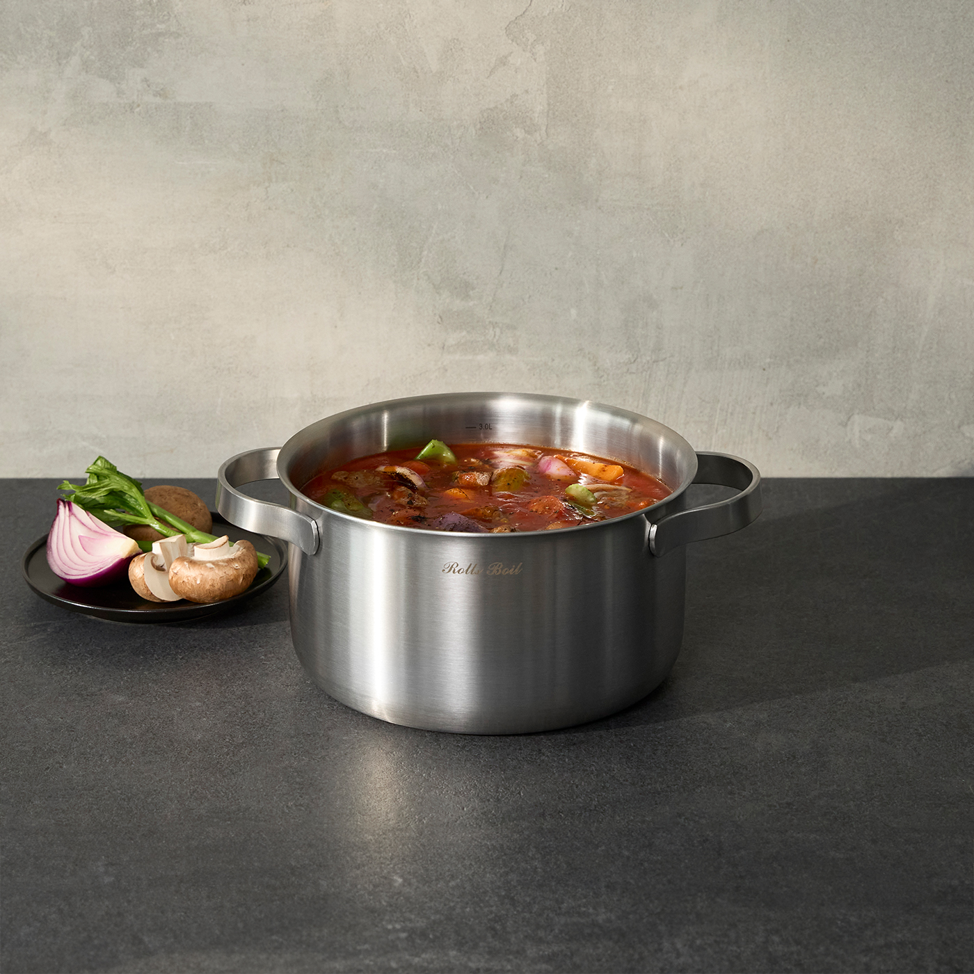 롤스보일 스텐 인덕션 국산 통3중 스텐냄비 316L 라이트 세트 (16cm 편수+20cm 양수) 포토리뷰 - 상세 이미지 3