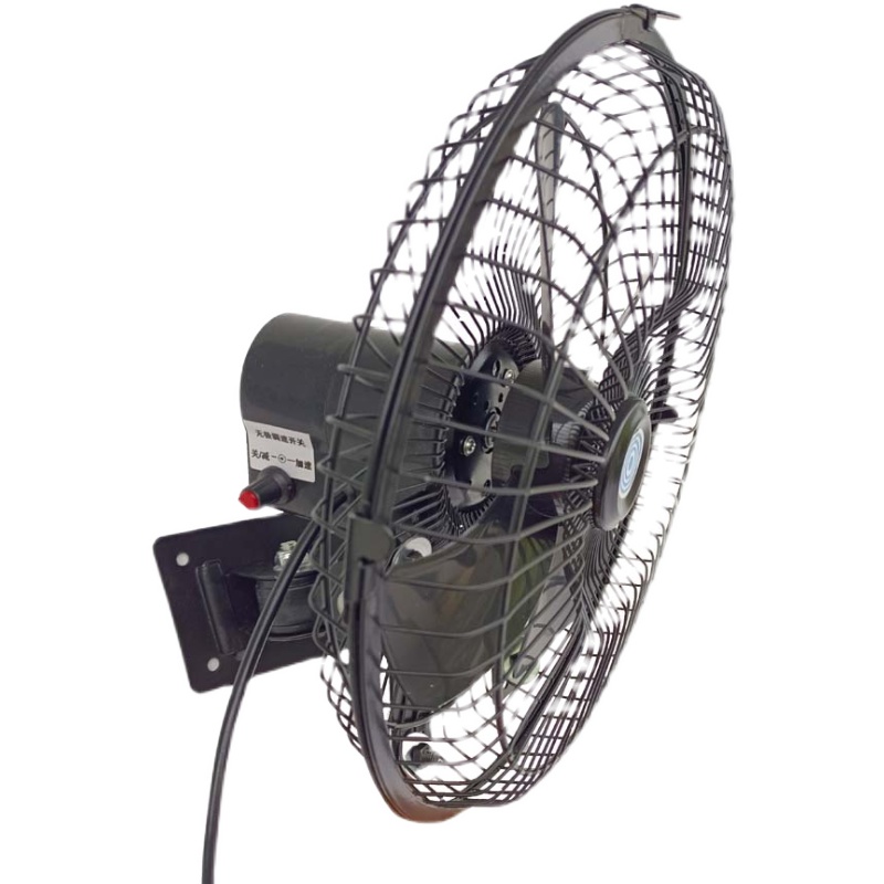 12V 차량용 벽걸이형 팬 천장 고정형 송풍 선풍기 24V 10인치 클램프 배선 무단 속도 - 상품 이미지