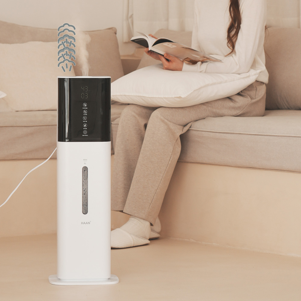 한경희 8L 대용량 복합식 가습기 자동습도조절 UV살균 원룸 사무실 거실용