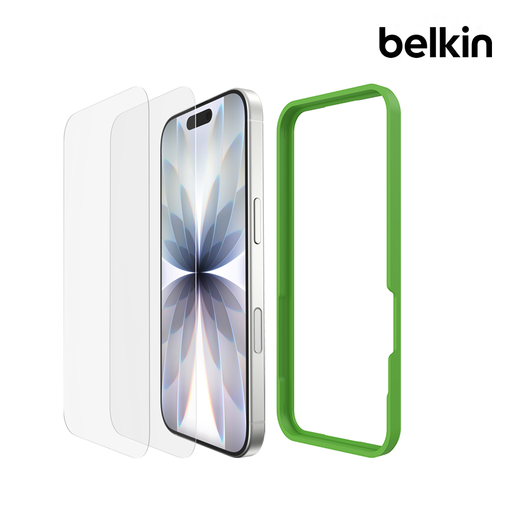 벨킨 아이폰17 시리즈 이지프레임 템퍼드 강화유리 필름 2매입
