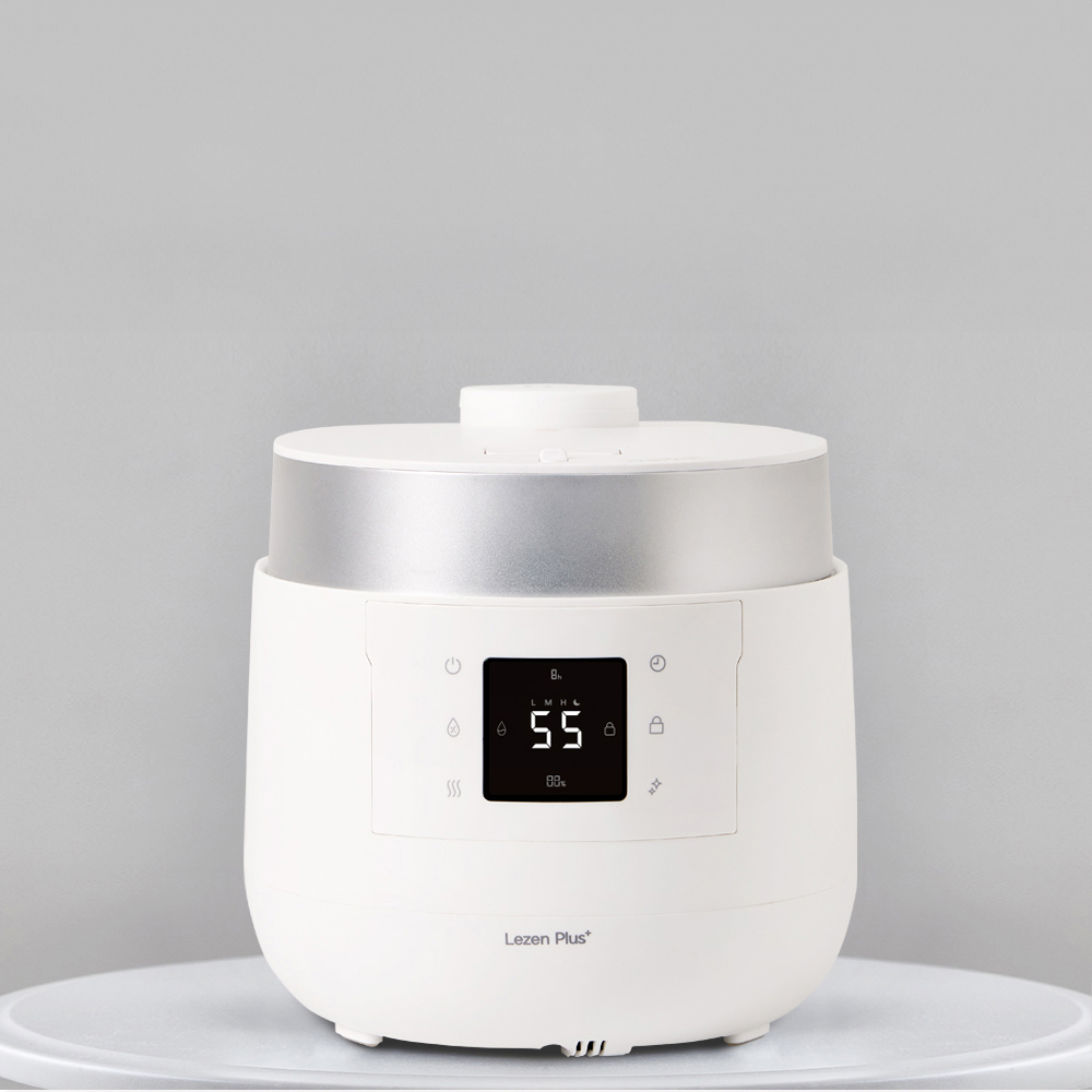 르젠 가열식가습기 대용량 신생아 밥통가습기 비염예방 3.5리터 5세대 실버색상