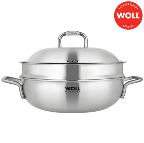 woll 찜기 이유식 만두 스텐 찜기 야채 인덕션 스티머 파티웍 24cm - 상세 이미지 3