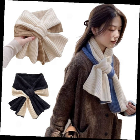 니트 목도리 가을겨울 보온 넥워머 스카프 목감기 방지 포근한