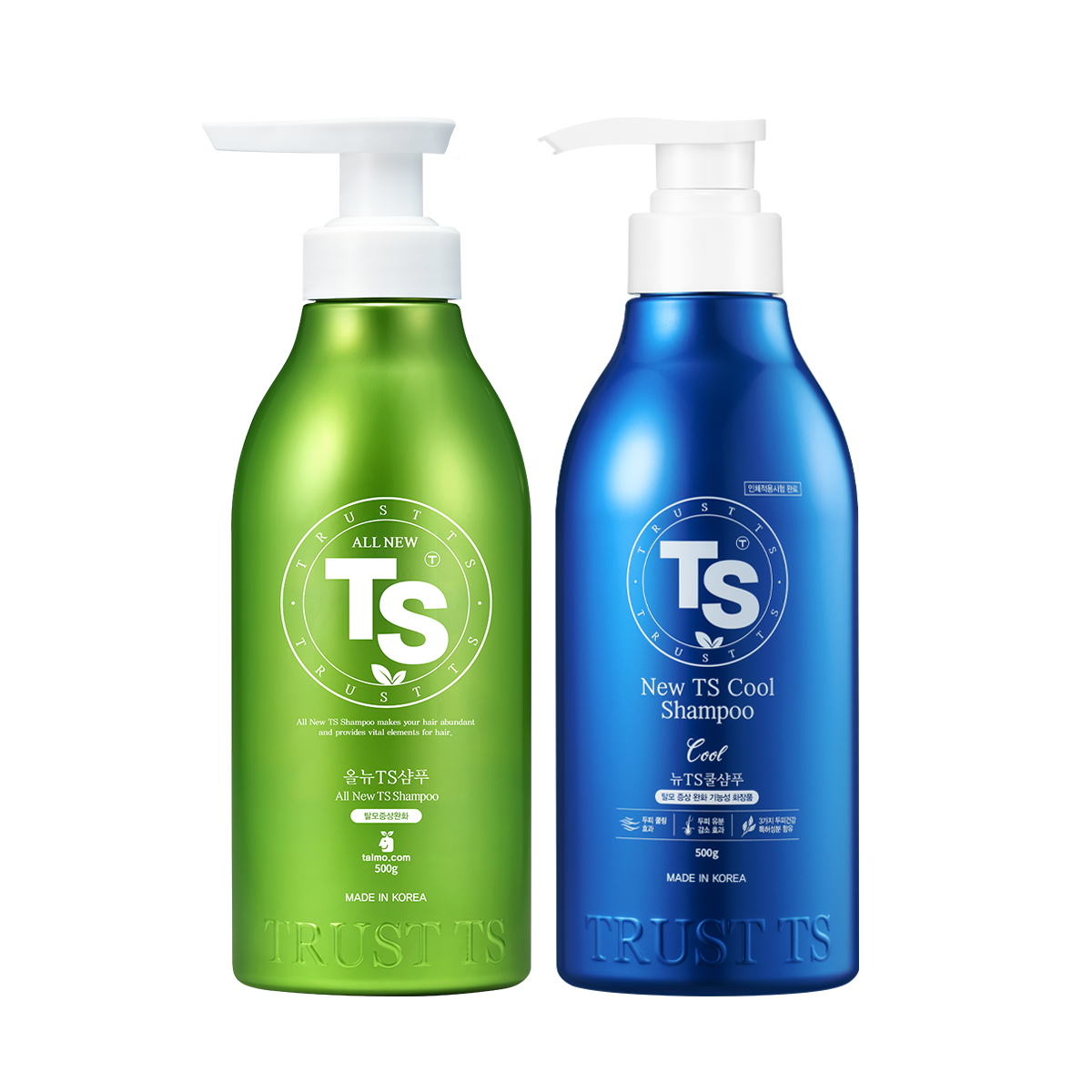 올뉴 TS 샴푸 500g + 뉴TS 쿨샴푸 500g - 상품 이미지