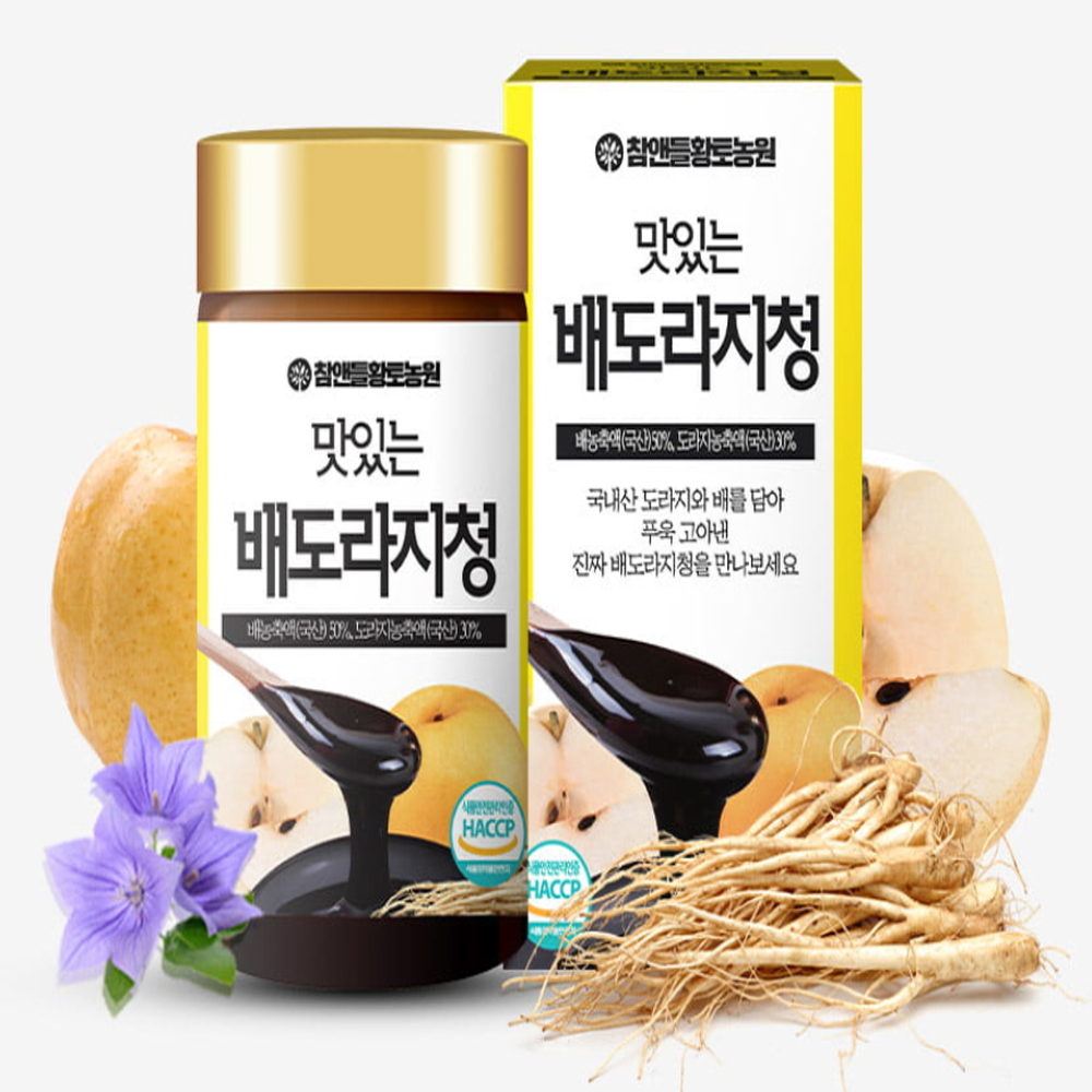 국내산배도라지청 떠먹는배도라지청 국산건강 도라지진액 250g 기관지 농축액 기침예방 진액 - 상세 이미지 3