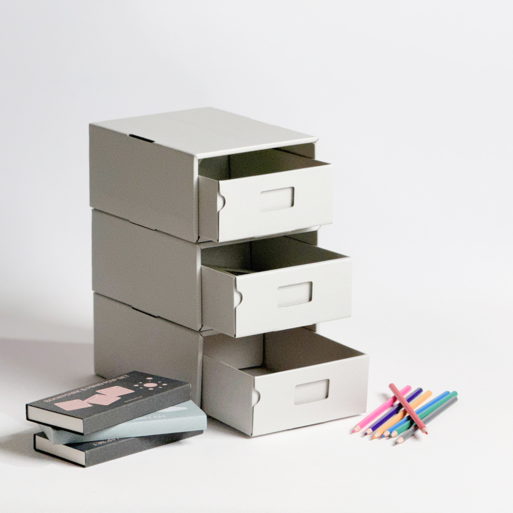 아파트 데스크 서랍 책상 정리함(3개)미니서랍 모듈형 오거나이저 사무실 오피스 수납 소품 이미지 1